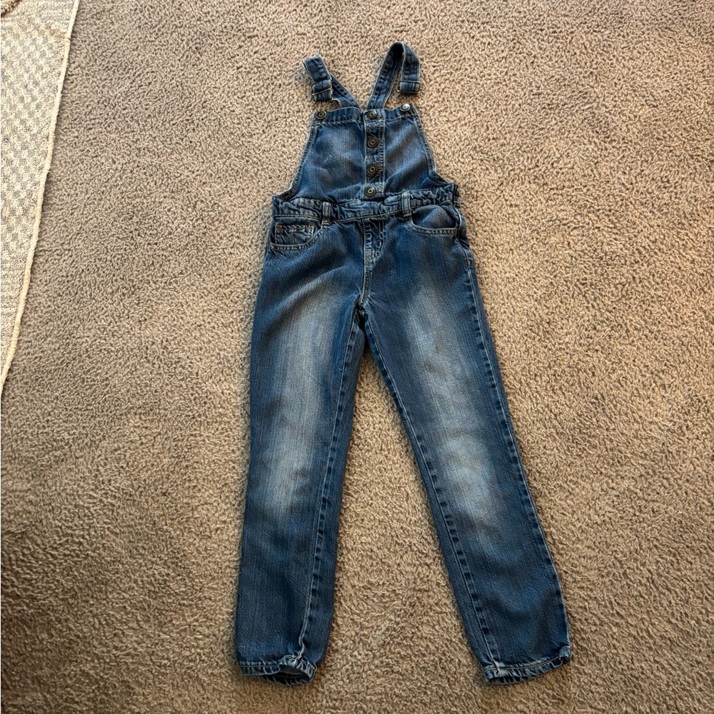 Cat & Jack Denim Overalls with Adjustable Straps